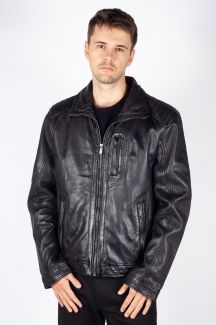 Кожаная куртка DEERCRAFT 3701-0154-black