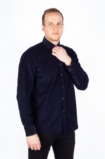 Бархатная рубашка BLK JEANS 9057-7