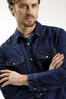 Джинсовая рубашка CROSS JEANS A222-006