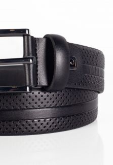 Кожаный ремень PIERRE CARDIN PC-GF-9013-NERO