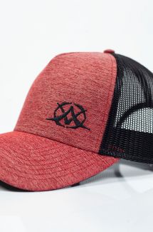 Кепкa X JEANS RAPPER-MELANGE-RED