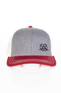 Кепкa X JEANS SONIC-GREY-MEL-CARDINAL