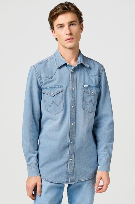 Джинсовая рубашка WRANGLER 112362376