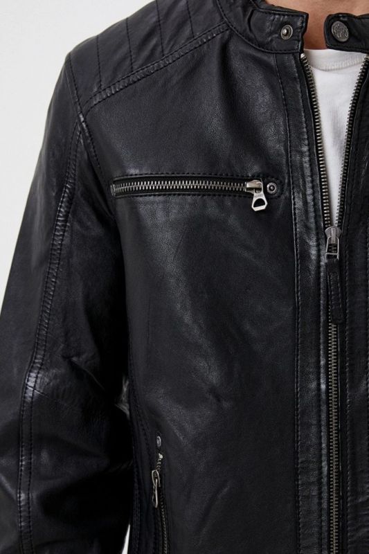 Кожаная куртка GIPSY 1201-0478-black