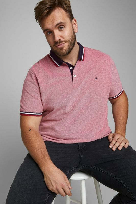 Рубашкa поло JACK & JONES 12143859-Rio-Red-PS