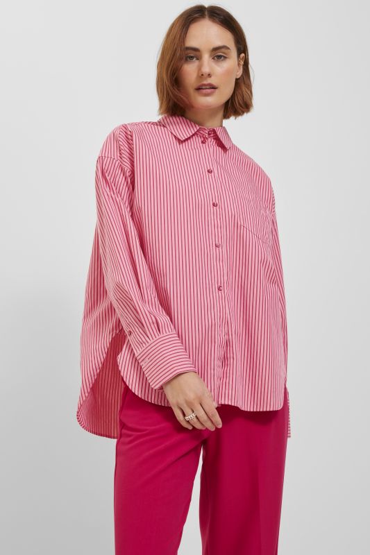 Рубашка JJXX 12200353-Cerise-STRIPE