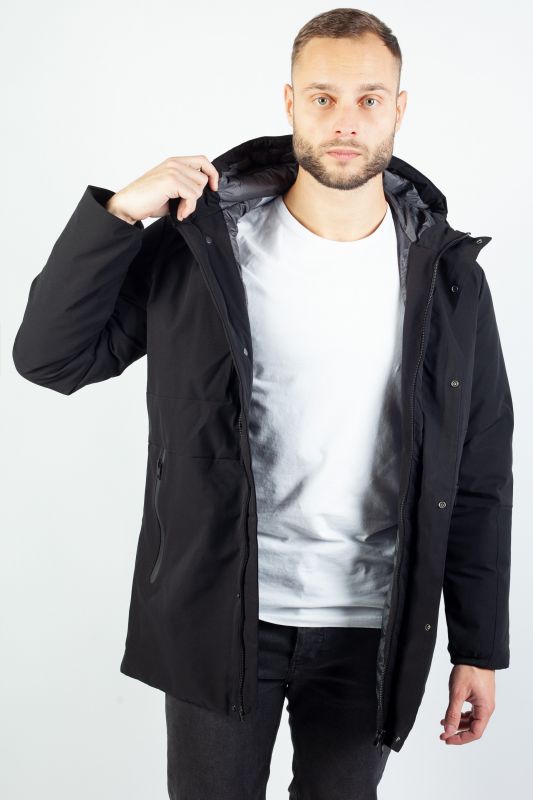 Зимняя куртка JACK & JONES 12213852-Black