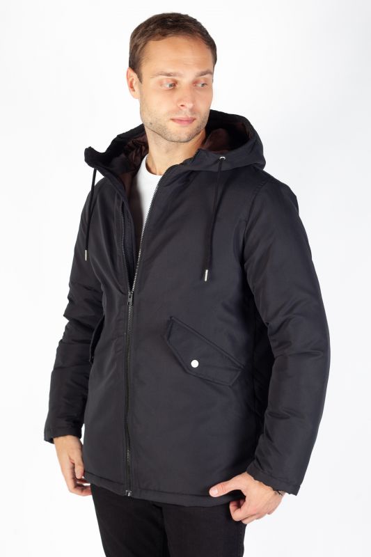Зимняя куртка JACK & JONES 12236010-Black