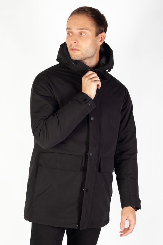 Зимняя куртка JACK & JONES 12236015-Black