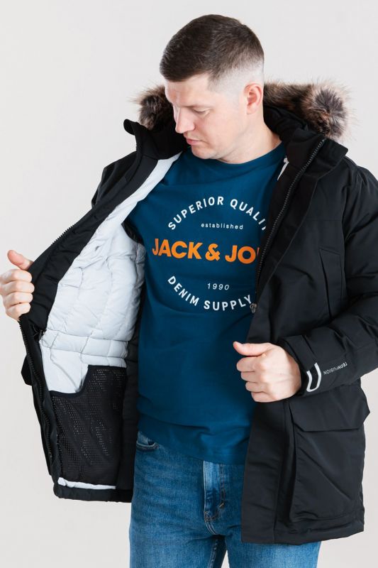 Зимняя куртка JACK & JONES 12241546-Black