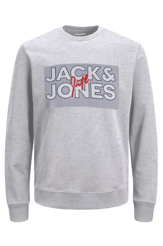 Спортивный свитер JACK & JONES 12244822-White-Melange