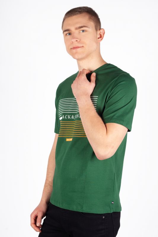 Футболкa JACK & JONES 12247810-Dark-Green