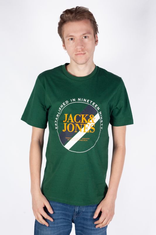 Футболкa JACK & JONES 12248624-Dark-Green
