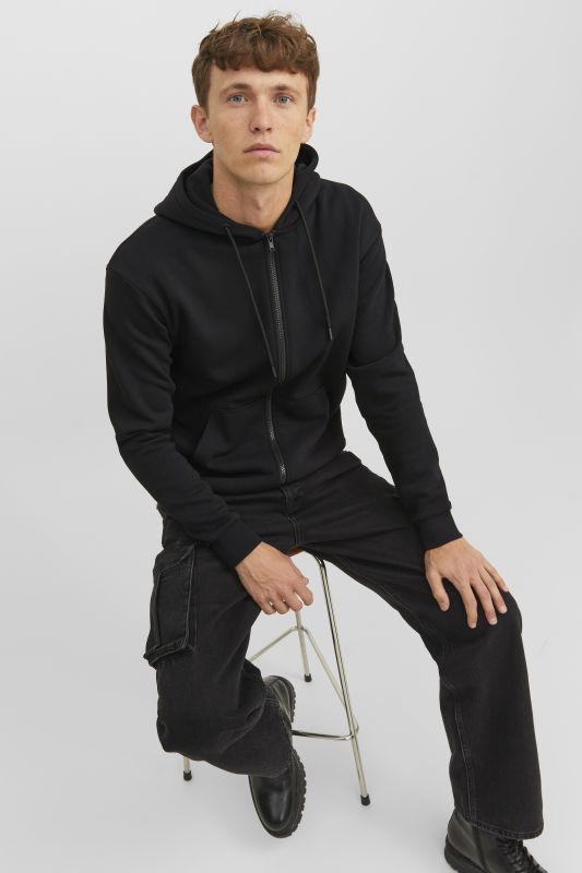 Спортивная кофтa JACK & JONES 12249342-Black