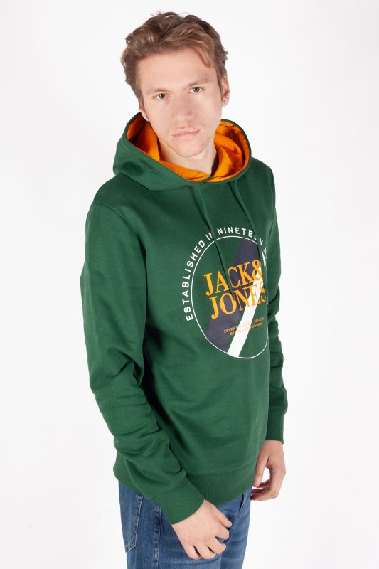 Спортивный свитер JACK & JONES 12250266-Dark-Green