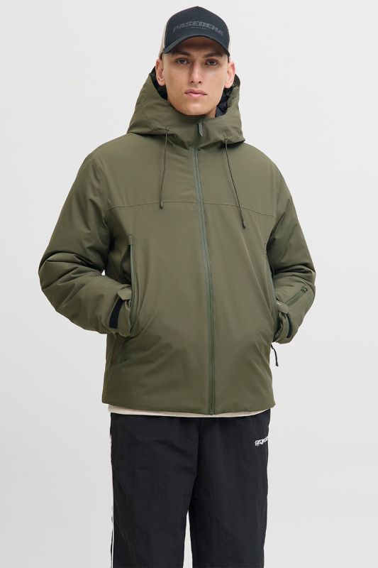 Зимняя куртка JACK & JONES 12283166-Grape-Leaf
