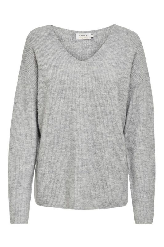 Свитер ONLY 15204588-L-Grey-Melange