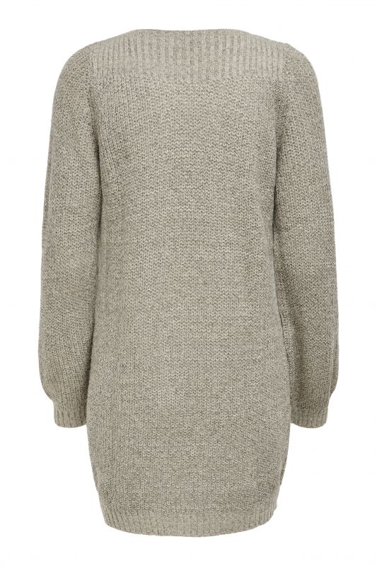 Вязанное платье JACQUELINE DE YONG 15234103-Cement-WBP