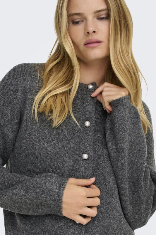 Вязаная кофта ONLY 15242300-DG-Melange