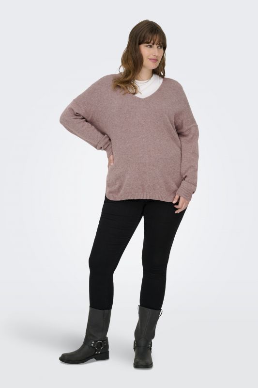 Свитер ONLY CARMAKOMA 15267202-Rose-Brown