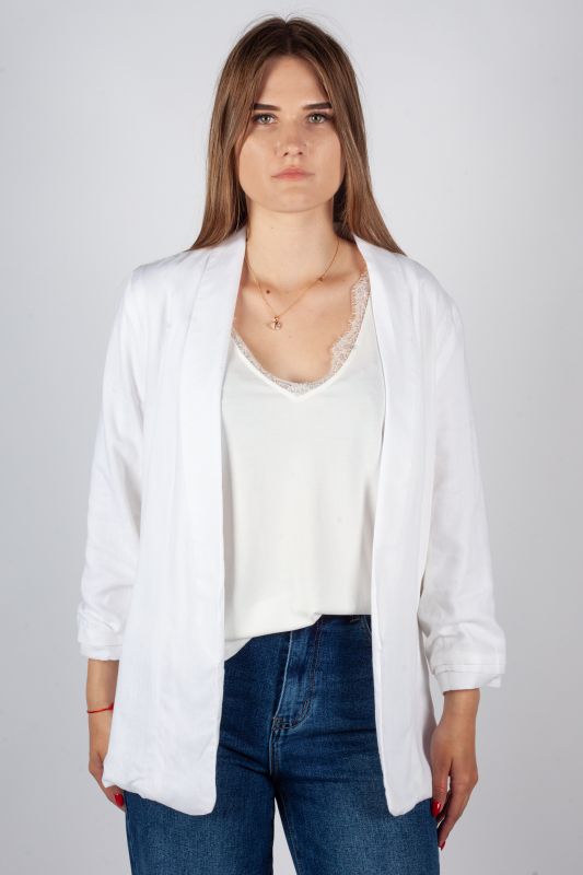 Пиджак PIECES 17154738-Bright-White