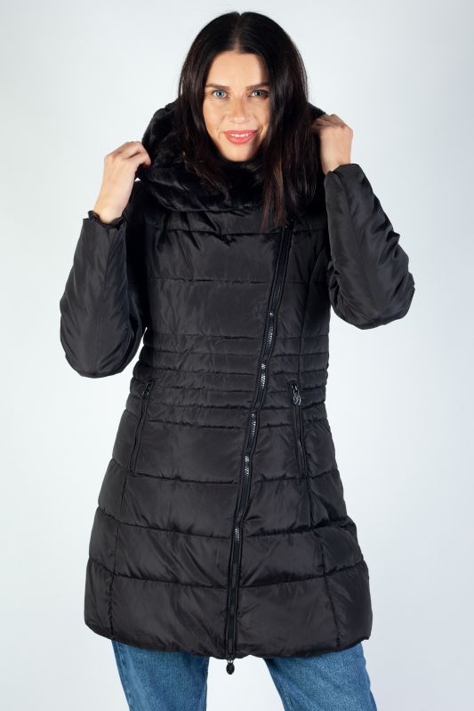 Зимняя куртка LAURA JO 19042-BLACK