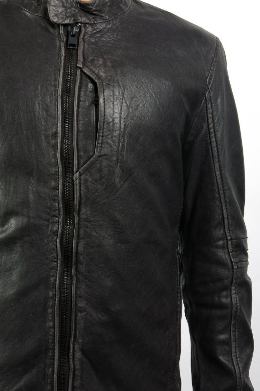 Кожаная куртка GIPSY G2BKrios-SF-NSALV-BLACK