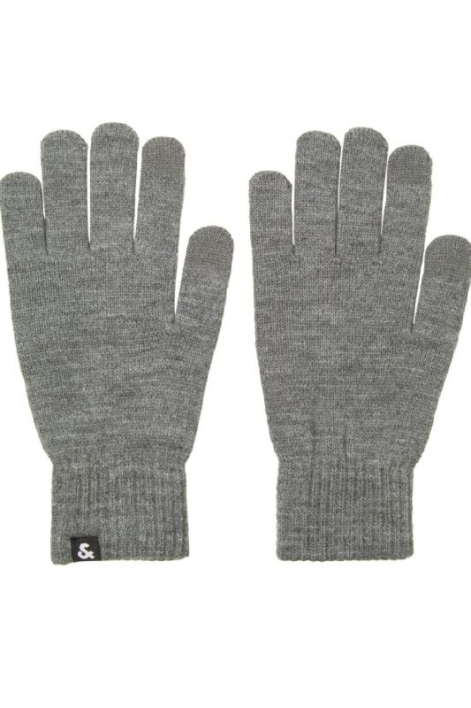Glove JACK & JONES 12159459-Grey-Melange